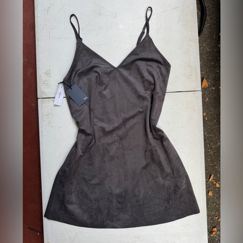 Wilfred Free People Charcoal Gray vivienne Dress